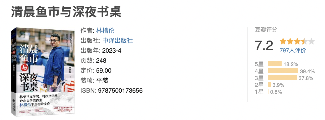 清晨鱼市与深夜书桌